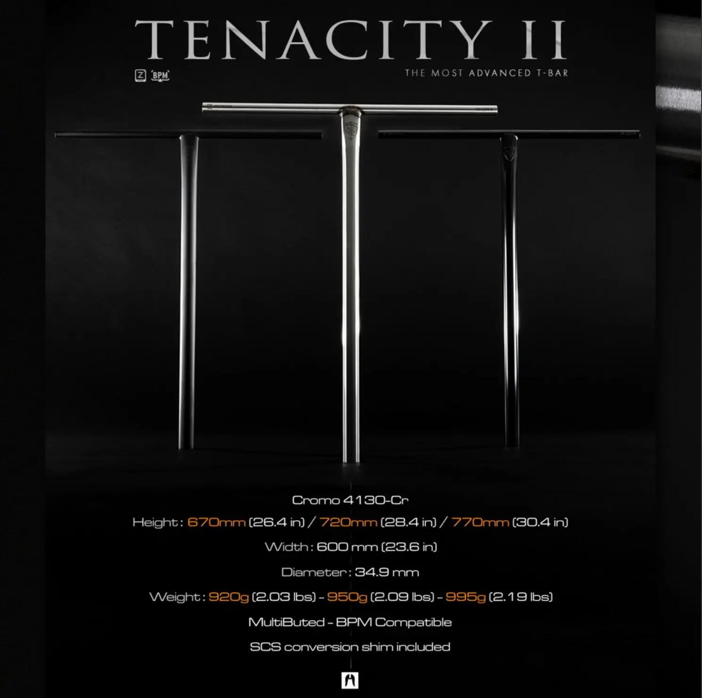 Ethic Tenacity V2 Black Mirror Bar My Store