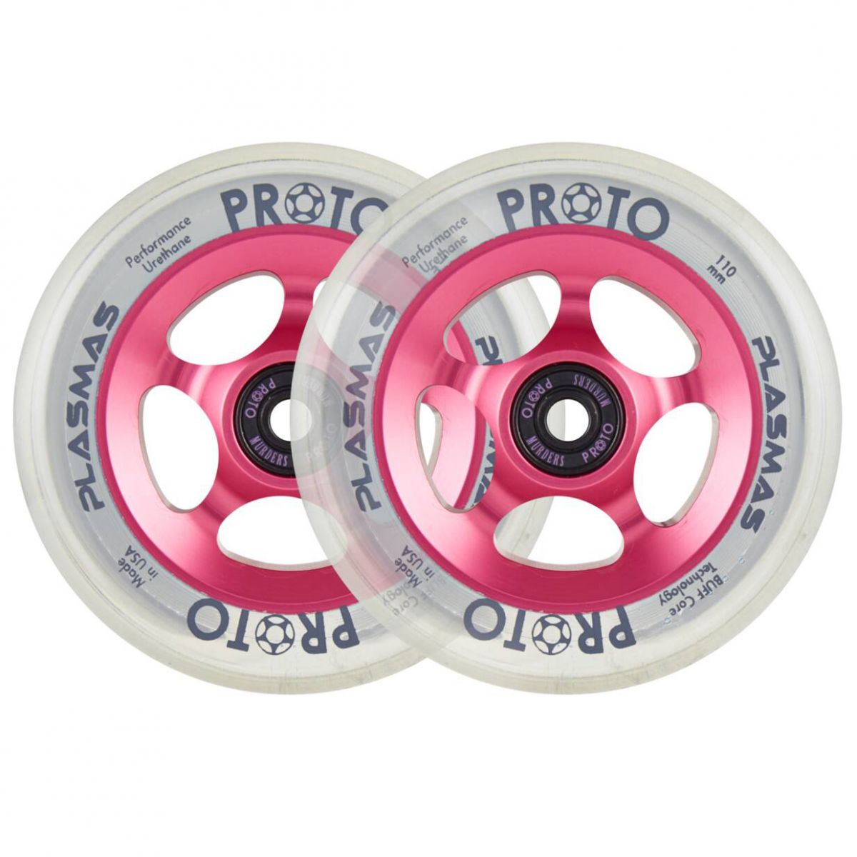 Proto Plasma Wheels 110 Pink x2 My Store