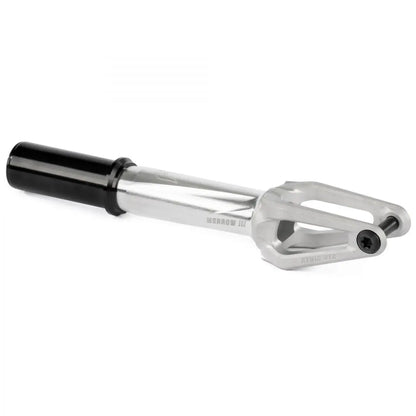 Ethic Merrow V3 IHC compatible Stunt Raw fork Scooter / Stuntstep Fork Corner View (3/4 Angle)