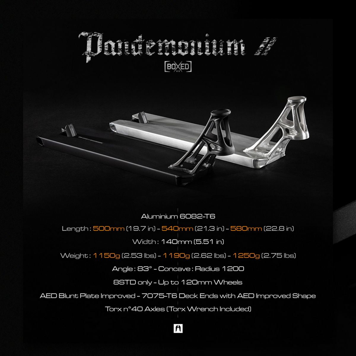 Ethic DTC Pandemonium V2 Boxed Deck Black SCoaliton