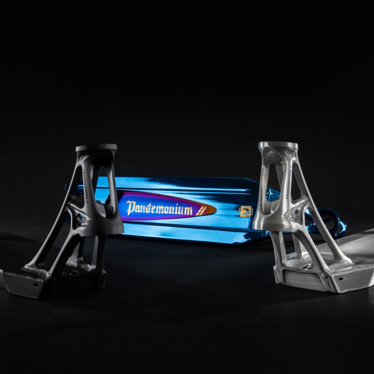 Ethic DTC Pandemonium V2 Deck Chrome Blue SCoaliton